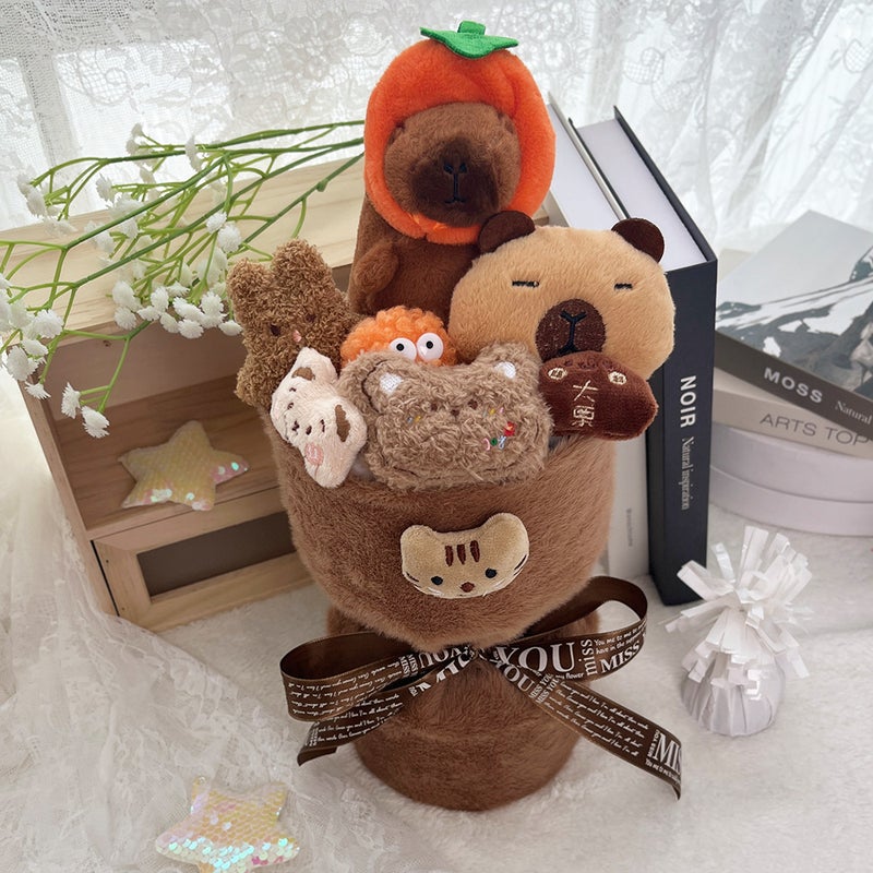 Back-To-School Plush Bouquet Gift For Girlfriend, Creative Stuffed Animal Bouquet, Christmas And Valentine'S Day Gift - Image 1